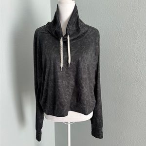 Vuori Charcoal Cowl Neck Hoodie